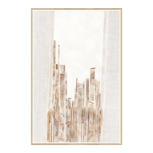 "Neutral Toned Overlay I" Framed Art Collections Cheap Online