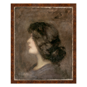 "Misty Portrait of a Young Girl" Framed Art Print Buy Cheap Clearance Store