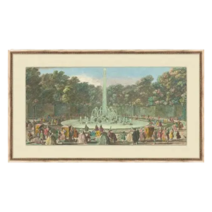 "Garden Promenade" Framed Art Print Outlet Best Seller
