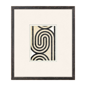 "Geometric Pattern XVII" Framed Art Print Sale Footlocker Finishline