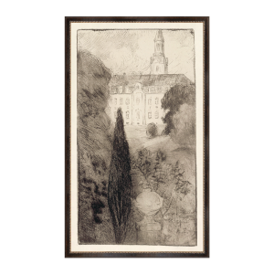 "1902 Bregentved Manor" Framed Art Print 2025 Newest Online