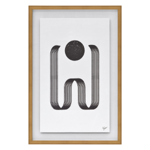 "Arlo" Framed Art by Edward View With Mastercard For Sale