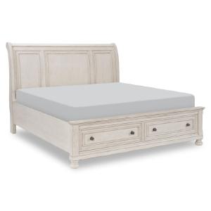 Windchester 3-Piece Queen Storage Bed - Antique White Cheap Sale Marketable
