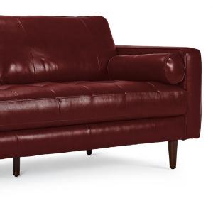 Bari Leather Sofa and Chair Set - Fire Latest Collections