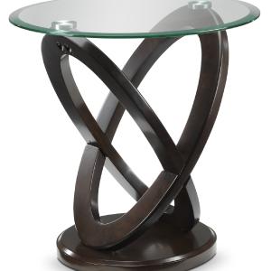 Atomic 26" End Table - Brown Cherry Best Wholesale Online
