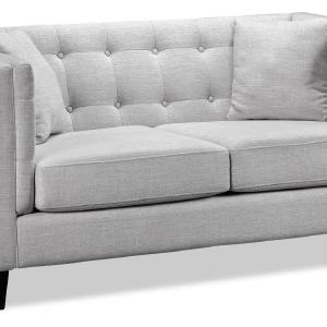 Astin Loveseat - Grey Discount Great Deals