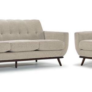 Ziva Sofa and Chair Set - Beige Free Shipping Reliable