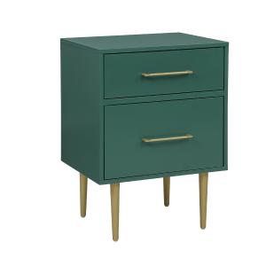 Valerie Glam Night Table - Green Inexpensive For Sale
