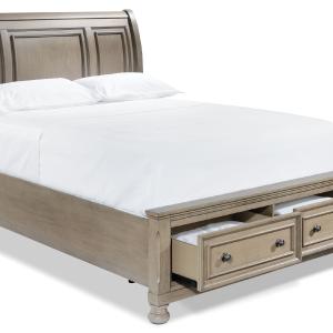 Windchester 5-Piece Queen storage Bedroom Package- Grey Authentic Cheap Pice