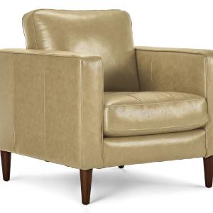 Bari Leather Chair - Stone Outlet For Nice