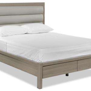 Bay Hill 3-Piece King Storage Bed - Grey Outlet Locations Sale Online
