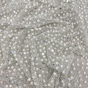 Beaded Mirror Design (K24462) Off White Extremely For Sale