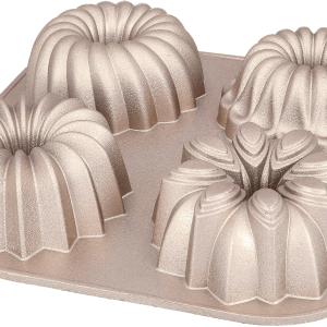 Birkmann Muffinvorm / Bakvorm Contoura 4-vorm Belissima - Gietaluminium -  10 cm Discount Online Online