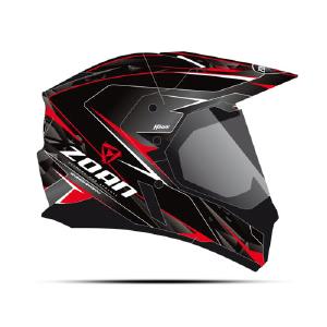 Zoan 521-509SN Synchrony Dual Sport Helmet - Hawk Red 3X-Large #521-509SN Buy Cheap Shop
