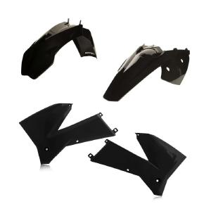 Acerbis 05-07 KTM EXC/06-07 XC-W200-525 Plastic Kit - Black Clearance Online Fake