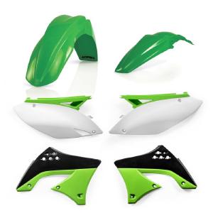 Acerbis 09-11 Kawasaki KX450F Plastic Kit - Green/White/Black Original 09 Sale Professional