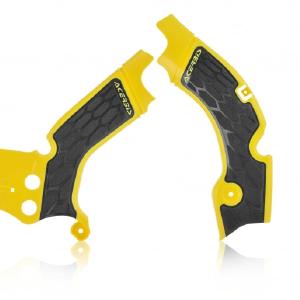 Acerbis 08-17 Suzuki RMZ450 Frame Guards- X-Grip - Yellow/Black Shipping Discount Sale