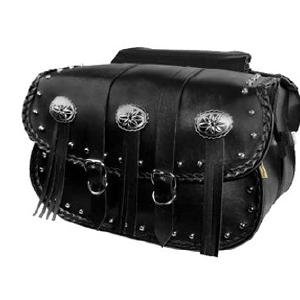 Dowco 58320-00 Warrior Series Straight Touring Saddlebags - 14"L x 10"W x 4.5"H #58320-00 Cheap Sale Finishline