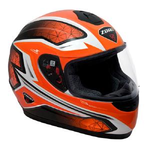 Zoan 223-167SN Thunder Sn Helmet - Electra Orange X-large #223-167SN Clearance Hot Sale