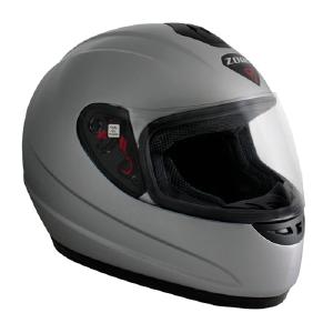 Zoan 223-025SN Thunder Sn Helmet - Silver Medium #223-025SN Free Shipping New Styles