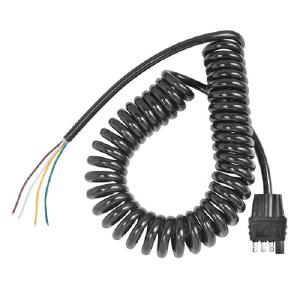 Cequent 54000-026 4 Way Flat Wire Harnesswith Coiled Cable 11' #54000-026 Low Pice Fee Shipping Cheap Online