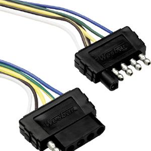 Cequent 118215 5 Way Flat 60"Car And Trailer End Wiring Harness #118215 Buy Cheap Newest