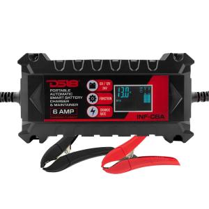 6 AMP Automatic Smart Lithium and AGM Car Battery Charger & Maintainer Outlet Classic