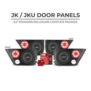 JK/JKU Front & Back Door Panels Package Low Pice Fee Shipping