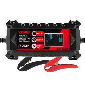 4 AMP Automatic Smart Lithium and AGM Car Battery Charger & Maintainer Best Place Cheap Pice