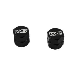Works Connection Valve Caps Black #26-390 Footlocker Online