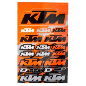D'Cor Visuals KTM 2 Decal Sheet #40-30-101 Clearance Extremely