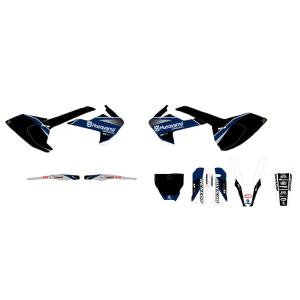 D'Cor Visuals Raceline Complete Graphics Kit Black Backgrounds #20-70-400-BK 100% Authentic