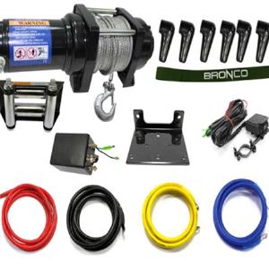 Bronco Products AC-12015 Bronco 2500 Lb Winch,Steel Cable #AC-12015 Cheap Sale Footlocker Finishline
