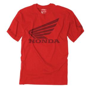 FACTORY EFFEX HONDA BIG T- SHIRT / RED (M)#21-87312 Free Shipping Wholesale Pice