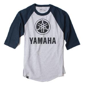 FACTORY EFFEX YAMAHA BASEBALL T-SHIRT / HEATHER-NAVY (M)#17-87222 Choice Cheap Pice