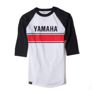 FX YAMAHA VINTAGE BASEBALL T-SHIRT / WHITE-BLACK (M)#17-87232 Deals Cheap Online