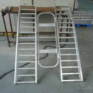 Ramps AR04T Aluminum Tri-Fold Arched Ramp 6'X48" #AR04T Countdown Package