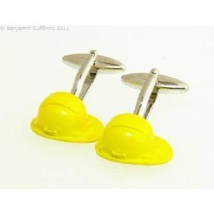 Yellow Hard Hat Cufflinks Amazing Pice Cheap Online