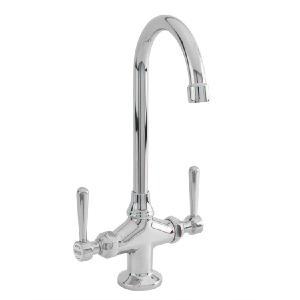 Bar Faucet Astaire 2 Lever ADA Antique Nickel Spout Height 10 Inch Low Pice Sale Online