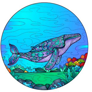 Whale - Humpback Under the Sea Sale Professional