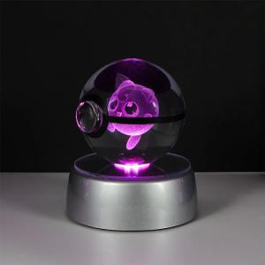 3D Crystal Ball Jigglypuff LED Night Light Inexpensive