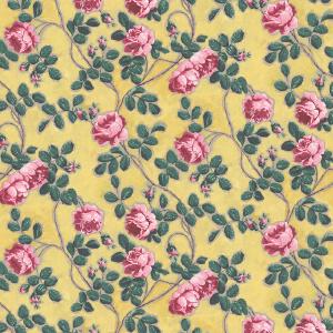 Wallpaper Sample Roses Pompadour 75C Outlet Excellent