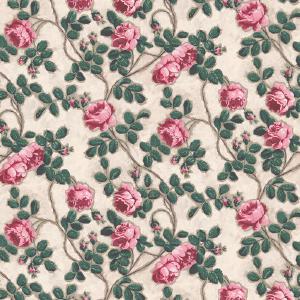 Wallpaper Sample Roses Pompadour 75A Cheap Sale Looking For