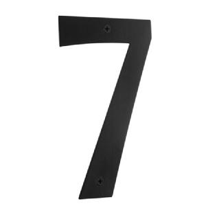 Address Number for House Number 7 Black Stainless Steel 6 Inch New Styles For Sale