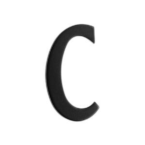 Address Letter Self Adhesive Letter C for Mailbox Black Stainless Steel 1-3/4 Inch Free Shipping Largest Supplier