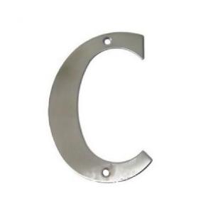 Address Letter for House Letter C Stainless Steel 4-3/4 Inch Free Shipping Limited Edition