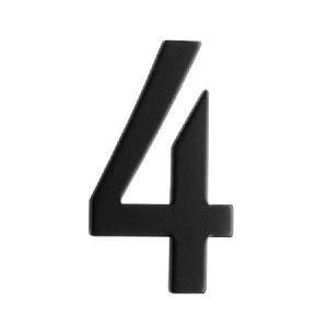 Address Number Self Adhesive Number 4 for Mailbox Black Stainless Steel 2 Inch Big Sale Sale Online