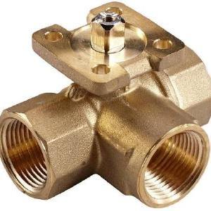 VG1845BN: 3/4" 3W BALL VALVE 11.7CV; STAINLESS STEEL TRIM LESS ACTUATOR Clearance Order
