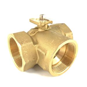 VG1841FS: 2" 3W BALL VALVE 46.8CV; BRASS TRIM; LESS ACTUATOR Discount Purchase