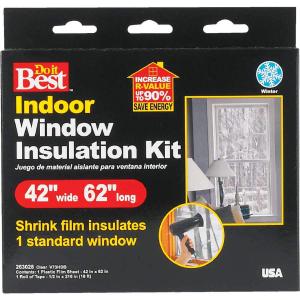 DO IT BEST 42 IN X 62 IN INDOOR SHRINK FILM WINDOW KIT Free Shipping Discounts